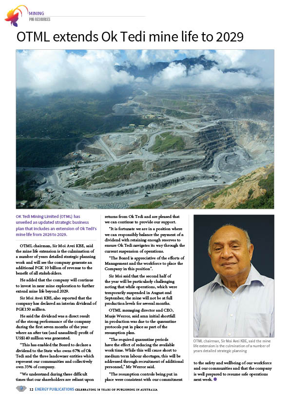 PNG Resources Q3 2020 – Page 14