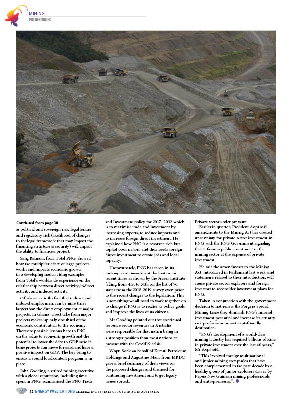 PNG Resources Q3 2020 – Page 34