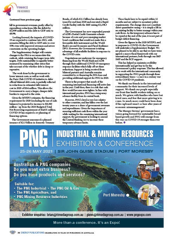 PNG Resources Q3 2020 – Page 40