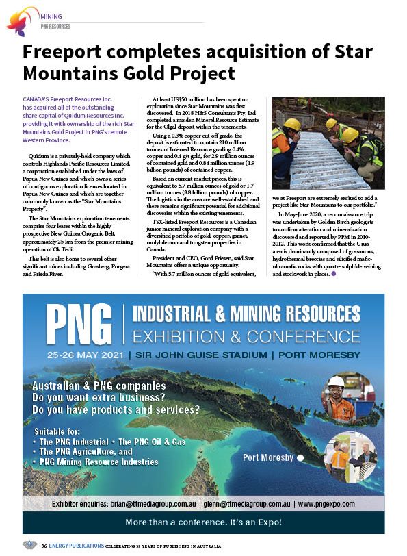 PNG Resources Q4 2020 – Page 38