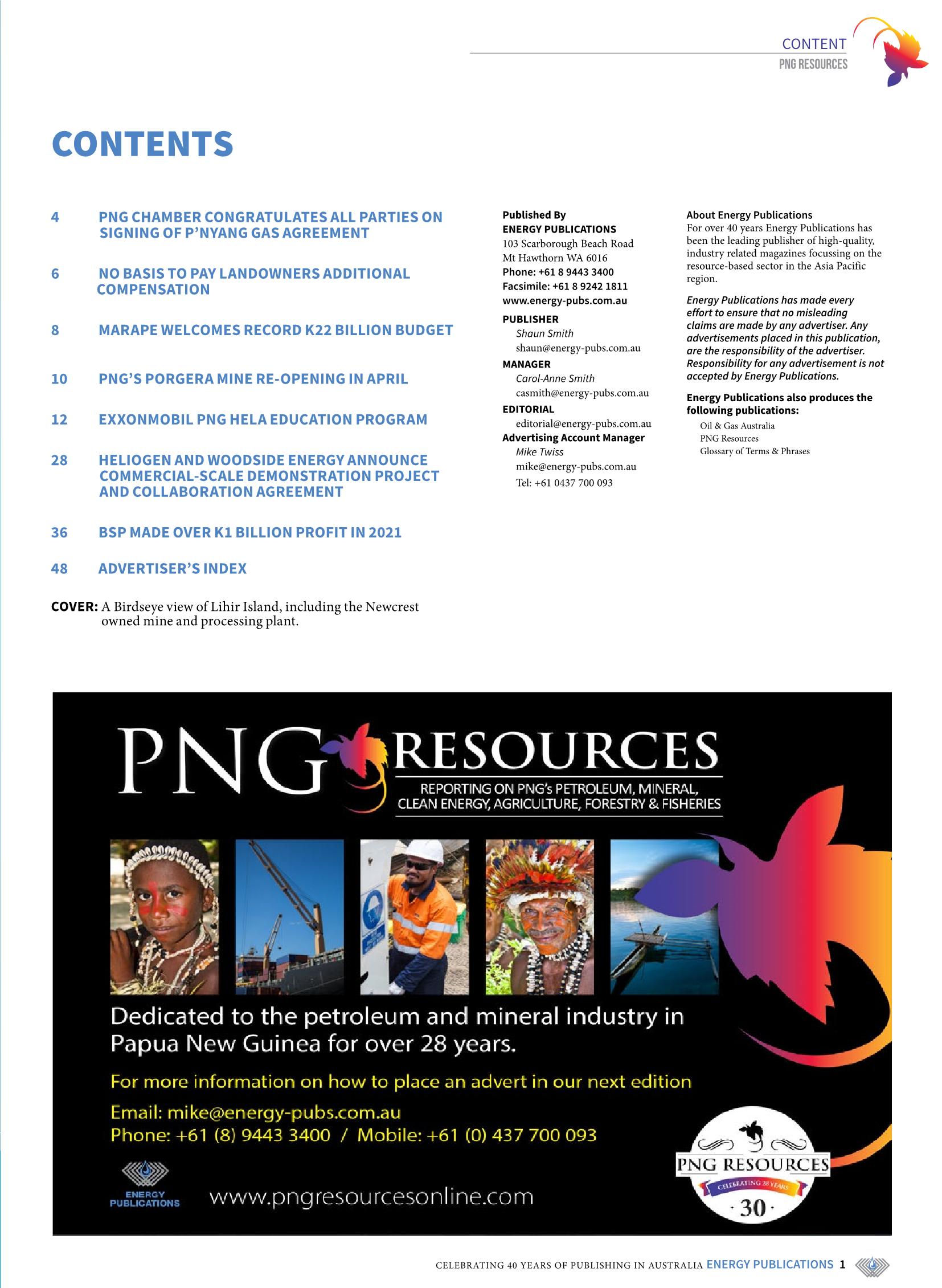 PNG Resources Q1 2022 – Page 2
